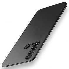 Handyhülle Hülle Hartschalen Kunststoff Schutzhülle Tasche Matt P01 für Huawei Nova 5i Schwarz