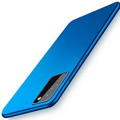 Handyhülle Hülle Hartschalen Kunststoff Schutzhülle Tasche Matt P01 für Samsung Galaxy Note 20 5G Blau