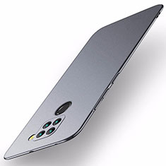 Handyhülle Hülle Hartschalen Kunststoff Schutzhülle Tasche Matt P01 für Xiaomi Redmi 10X 4G Grau