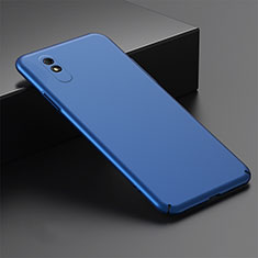 Handyhülle Hülle Hartschalen Kunststoff Schutzhülle Tasche Matt P01 für Xiaomi Redmi 9AT Blau