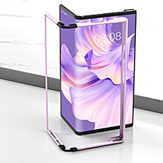 Handyhülle Hülle Hartschalen Kunststoff Schutzhülle Tasche Matt P02 für Huawei Mate Xs 2 Violett