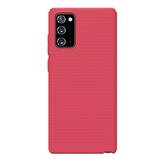 Handyhülle Hülle Hartschalen Kunststoff Schutzhülle Tasche Matt P02 für Samsung Galaxy Note 20 5G Rot