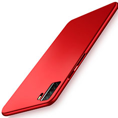 Handyhülle Hülle Hartschalen Kunststoff Schutzhülle Tasche Matt P03 für Huawei Nova 7 SE 5G Rot