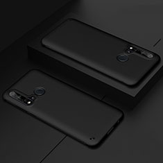 Handyhülle Hülle Hartschalen Kunststoff Schutzhülle Tasche Matt P03 für Huawei P20 Lite (2019) Schwarz