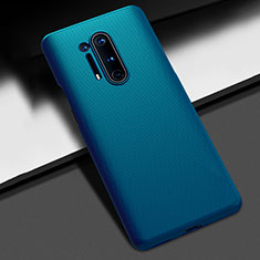 Handyhülle Hülle Hartschalen Kunststoff Schutzhülle Tasche Matt P03 für OnePlus 8 Pro Blau