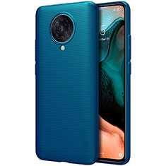 Handyhülle Hülle Hartschalen Kunststoff Schutzhülle Tasche Matt P03 für Xiaomi Redmi K30 Pro 5G Blau