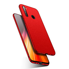 Handyhülle Hülle Hartschalen Kunststoff Schutzhülle Tasche Matt P03 für Xiaomi Redmi Note 8 (2021) Rot