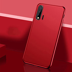 Handyhülle Hülle Hartschalen Kunststoff Schutzhülle Tasche Matt P04 für Huawei Nova 6 5G Rot