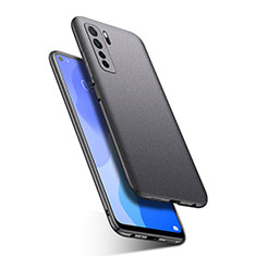 Handyhülle Hülle Hartschalen Kunststoff Schutzhülle Tasche Matt P04 für Huawei P40 Lite 5G Grau