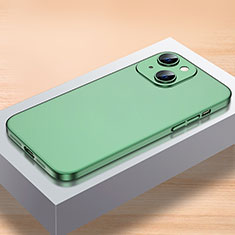 Handyhülle Hülle Hartschalen Kunststoff Schutzhülle Tasche Matt QC1 für Apple iPhone 14 Grün