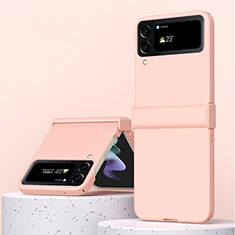 Handyhülle Hülle Hartschalen Kunststoff Schutzhülle Tasche Matt R04 für Samsung Galaxy Z Flip4 5G Rosegold