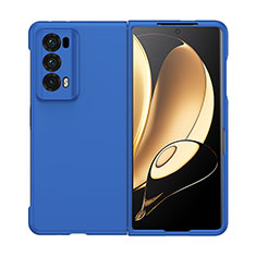 Handyhülle Hülle Hartschalen Kunststoff Schutzhülle Tasche Matt Vorder und Rückseite 360 Grad Ganzkörper BH1 für Huawei Honor Magic V2 5G Blau