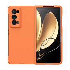 Handyhülle Hülle Hartschalen Kunststoff Schutzhülle Tasche Matt Vorder und Rückseite 360 Grad Ganzkörper BH1 für Huawei Honor Magic V2 5G Orange