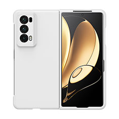 Handyhülle Hülle Hartschalen Kunststoff Schutzhülle Tasche Matt Vorder und Rückseite 360 Grad Ganzkörper BH1 für Huawei Honor Magic V2 Ultimate 5G Weiß