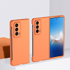 Handyhülle Hülle Hartschalen Kunststoff Schutzhülle Tasche Matt Vorder und Rückseite 360 Grad Ganzkörper BH1 für Huawei Honor Magic Vs2 5G Orange