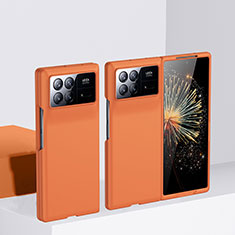 Handyhülle Hülle Hartschalen Kunststoff Schutzhülle Tasche Matt Vorder und Rückseite 360 Grad Ganzkörper BH1 für Xiaomi Mix Fold 3 5G Orange