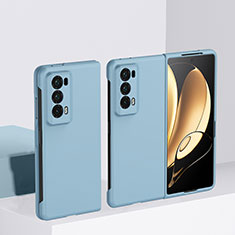 Handyhülle Hülle Hartschalen Kunststoff Schutzhülle Tasche Matt Vorder und Rückseite 360 Grad Ganzkörper BH2 für Huawei Honor Magic V2 Ultimate 5G Hellblau