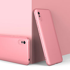 Handyhülle Hülle Hartschalen Kunststoff Schutzhülle Tasche Matt Vorder und Rückseite 360 Grad Ganzkörper P01 für Xiaomi Redmi 9A Rosegold