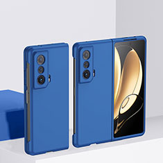 Handyhülle Hülle Hartschalen Kunststoff Schutzhülle Tasche Matt Vorder und Rückseite 360 Grad Ganzkörper QH1 für Huawei Honor Magic Vs Ultimate 5G Blau