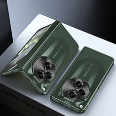 Handyhülle Hülle Hartschalen Kunststoff Schutzhülle Tasche Matt Vorder und Rückseite 360 Grad Ganzkörper ZL1 für OnePlus Open 5G Grün