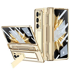 Handyhülle Hülle Hartschalen Kunststoff Schutzhülle Tasche Matt Vorder und Rückseite 360 Grad Ganzkörper ZL5 für Huawei Honor Magic V2 Ultimate 5G Gold