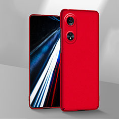 Handyhülle Hülle Hartschalen Kunststoff Schutzhülle Tasche Matt YK1 für Oppo A18 Rot