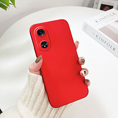 Handyhülle Hülle Hartschalen Kunststoff Schutzhülle Tasche Matt YK1 für Oppo A58x 5G Rot