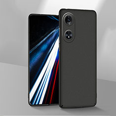 Handyhülle Hülle Hartschalen Kunststoff Schutzhülle Tasche Matt YK1 für Oppo A78 4G Schwarz