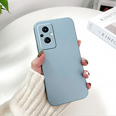 Handyhülle Hülle Hartschalen Kunststoff Schutzhülle Tasche Matt YK1 für Oppo F21 Pro 5G Hellblau