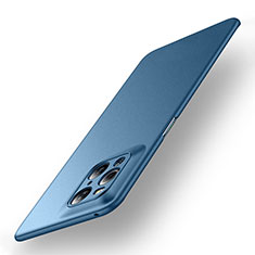 Handyhülle Hülle Hartschalen Kunststoff Schutzhülle Tasche Matt YK1 für Oppo Find X3 5G Blau