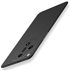 Handyhülle Hülle Hartschalen Kunststoff Schutzhülle Tasche Matt YK1 für Oppo Find X7 5G Schwarz