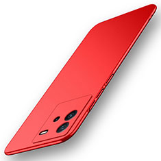 Handyhülle Hülle Hartschalen Kunststoff Schutzhülle Tasche Matt YK1 für Vivo iQOO Neo6 5G Rot