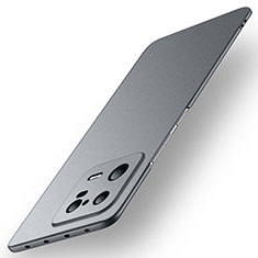 Handyhülle Hülle Hartschalen Kunststoff Schutzhülle Tasche Matt YK1 für Xiaomi Mi 13 Pro 5G Grau
