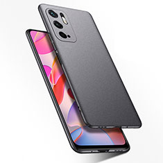 Handyhülle Hülle Hartschalen Kunststoff Schutzhülle Tasche Matt YK1 für Xiaomi Redmi Note 10T 5G Grau