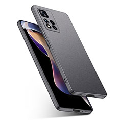 Handyhülle Hülle Hartschalen Kunststoff Schutzhülle Tasche Matt YK1 für Xiaomi Redmi Note 11S 5G Grau