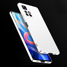 Handyhülle Hülle Hartschalen Kunststoff Schutzhülle Tasche Matt YK1 für Xiaomi Redmi Note 11S 5G Weiß