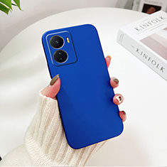 Handyhülle Hülle Hartschalen Kunststoff Schutzhülle Tasche Matt YK2 für Oppo K10 5G India Blau