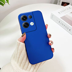 Handyhülle Hülle Hartschalen Kunststoff Schutzhülle Tasche Matt YK2 für Oppo Reno9 Pro+ Plus 5G Blau