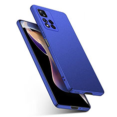 Handyhülle Hülle Hartschalen Kunststoff Schutzhülle Tasche Matt YK2 für Xiaomi Redmi Note 11 Pro+ Plus 5G Blau
