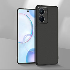 Handyhülle Hülle Hartschalen Kunststoff Schutzhülle Tasche Matt YK3 für Oppo A57 5G Schwarz