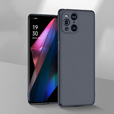 Handyhülle Hülle Hartschalen Kunststoff Schutzhülle Tasche Matt YK3 für Oppo Find X3 5G Blau