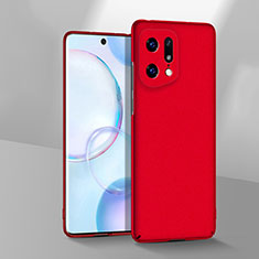 Handyhülle Hülle Hartschalen Kunststoff Schutzhülle Tasche Matt YK3 für Oppo Find X5 Pro 5G Rot