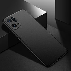 Handyhülle Hülle Hartschalen Kunststoff Schutzhülle Tasche Matt YK4 für Oppo Find X5 Pro 5G Schwarz