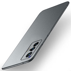 Handyhülle Hülle Hartschalen Kunststoff Schutzhülle Tasche Matt YK4 für Vivo X70 5G Grau