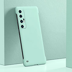 Handyhülle Hülle Hartschalen Kunststoff Schutzhülle Tasche Matt YK4 für Xiaomi Mi 10S 5G Cyan