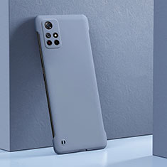 Handyhülle Hülle Hartschalen Kunststoff Schutzhülle Tasche Matt YK4 für Xiaomi Mi 11i 5G (2022) Lavendel Grau
