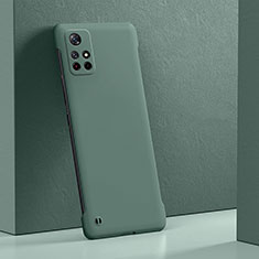 Handyhülle Hülle Hartschalen Kunststoff Schutzhülle Tasche Matt YK4 für Xiaomi Mi 11i 5G (2022) Nachtgrün