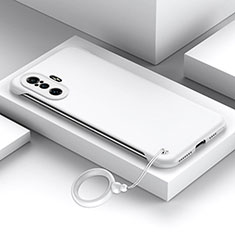 Handyhülle Hülle Hartschalen Kunststoff Schutzhülle Tasche Matt YK4 für Xiaomi Poco F3 GT 5G Weiß