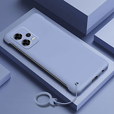 Handyhülle Hülle Hartschalen Kunststoff Schutzhülle Tasche Matt YK4 für Xiaomi Redmi Note 12 5G Lavendel Grau