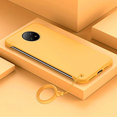 Handyhülle Hülle Hartschalen Kunststoff Schutzhülle Tasche Matt YK4 für Xiaomi Redmi Note 9T 5G Gelb